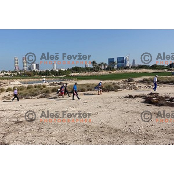 action in first round of Commercial Bank Qatar Masters, European Tour tournament, Doha Golf Club, Qatar on January 21, 2015