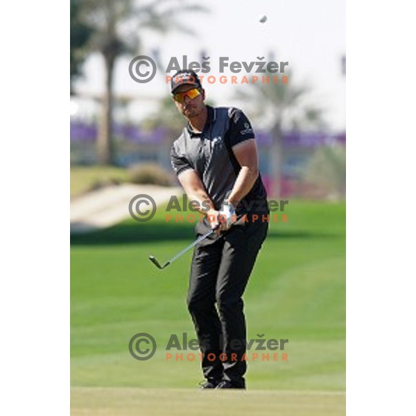 Henrik Stenson (SWE) in action in first round of Commercial Bank Qatar Masters, European Tour tournament, Doha Golf Club, Qatar on January 21, 2015