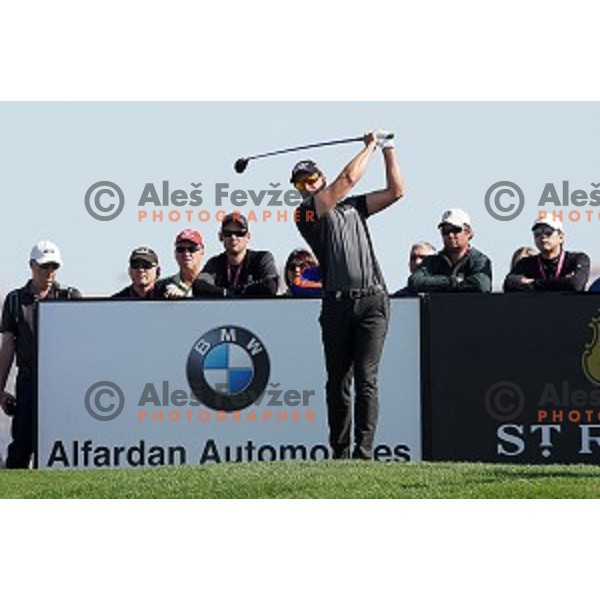 Henrik Stenson (SWE) in action in first round of Commercial Bank Qatar Masters, European Tour tournament, Doha Golf Club, Qatar on January 21, 2015