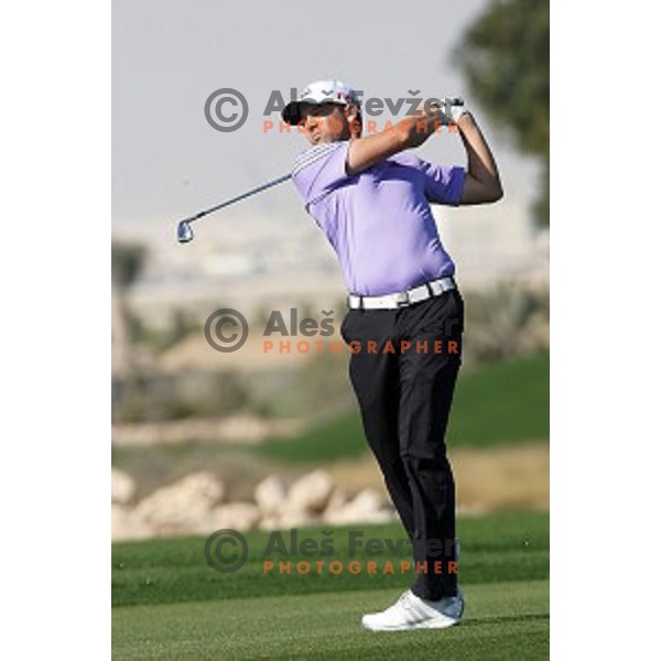 Sergio Garcia (ESP) in action in first round of Commercial Bank Qatar Masters, European Tour tournament, Doha Golf Club, Qatar on January 21, 2015