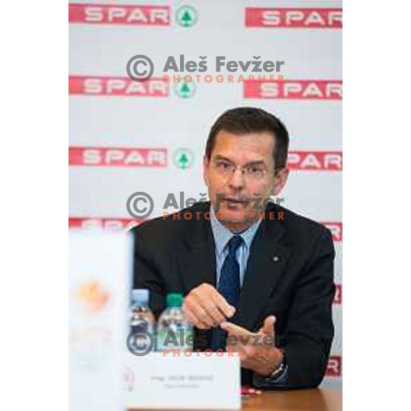 Igor Mervic at press conference of KZS before Spar pokal 2015, Ljubljana, Slovenia, on January 22, 2015