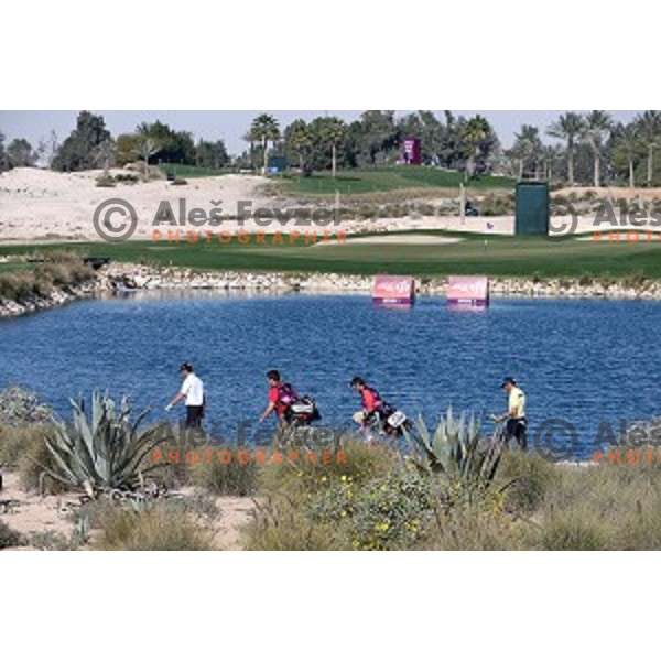 action in first round of Commercial Bank Qatar Masters, European Tour tournament, Doha Golf Club, Qatar on January 21, 2015