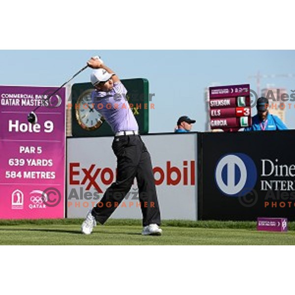 Sergio Garcia (ESP) in action in first round of Commercial Bank Qatar Masters, European Tour tournament, Doha Golf Club, Qatar on January 21, 2015