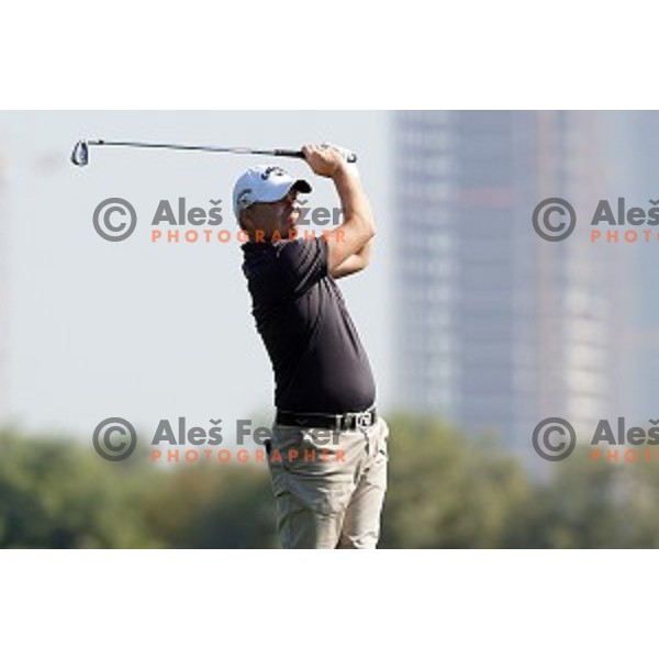 James Morrison (ENG) in action in second round of Commercial Bank Qatar Masters, European Tour tournament, Doha Golf Club, Qatar on January 22, 2015