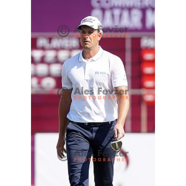 Henrik Stenson in action in second round of Commercial Bank Qatar Masters, European Tour tournament, Doha Golf Club, Qatar on January 22, 2015