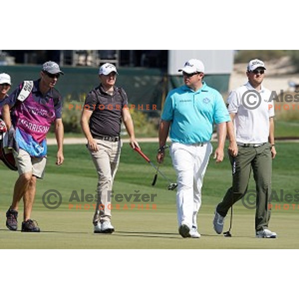 George Coetzee in action in second round of Commercial Bank Qatar Masters, European Tour tournament, Doha Golf Club, Qatar on January 22, 2015