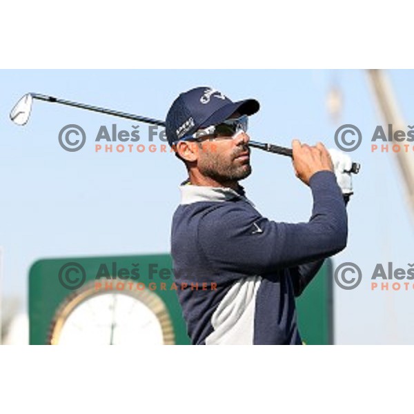 Alejandro Canizares in action in second round of Commercial Bank Qatar Masters, European Tour tournament, Doha Golf Club, Qatar on January 22, 2015