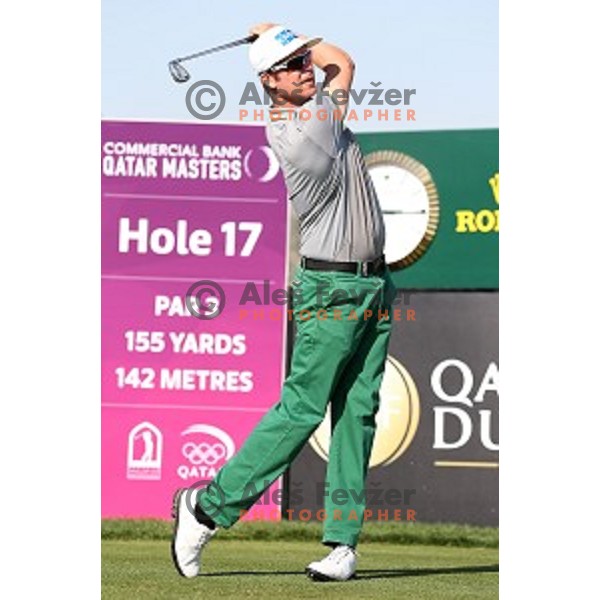 Mikko Ilonen in action in second round of Commercial Bank Qatar Masters, European Tour tournament, Doha Golf Club, Qatar on January 22, 2015