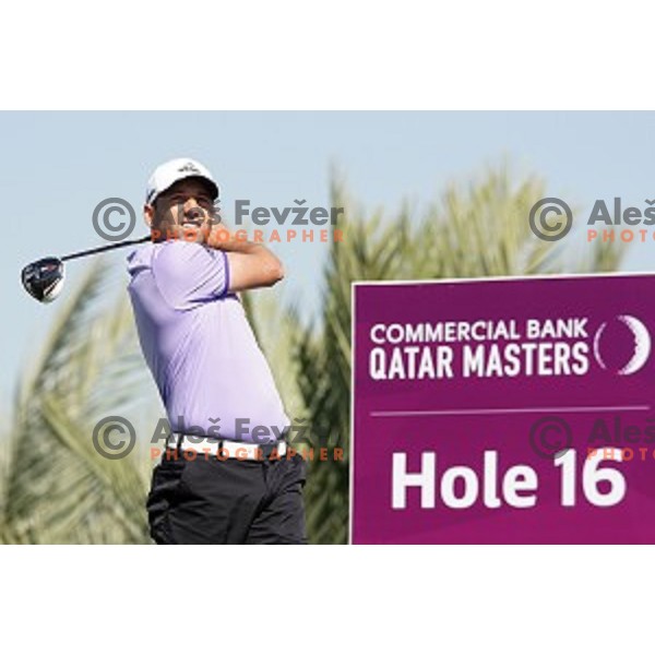 Sergio Garcia (ESP) in action in final round of Commercial Bank Qatar Masters, European Tour tournament, Doha Golf Club, Qatar on January 24, 2015