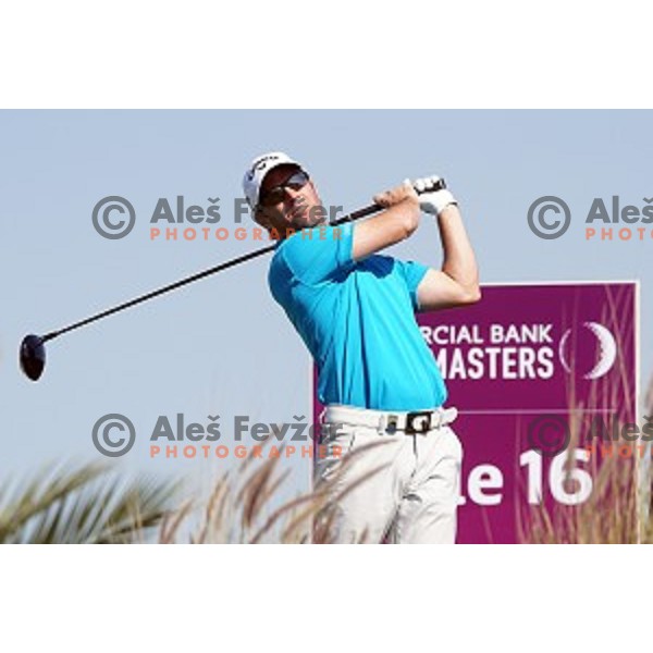 Mark Tullo (CHI) in action in final round of Commercial Bank Qatar Masters, European Tour tournament, Doha Golf Club, Qatar on January 24, 2015