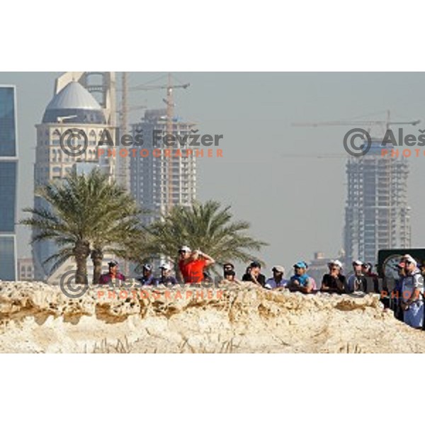 Bernd Wiesberger (AUT) in action in final round of Commercial Bank Qatar Masters, European Tour tournament, Doha Golf Club, Qatar on January 24, 2015