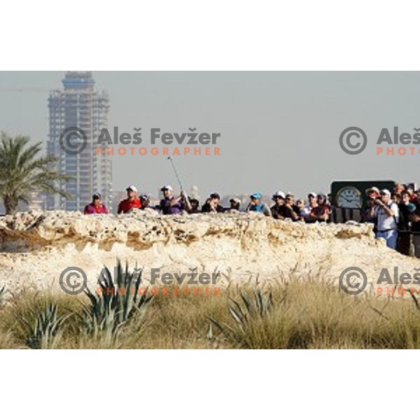 Branden Grace (RSA) winner of Commercial Bank Qatar Masters, European Tour tournament, Doha Golf Club, Qatar on January 24, 2015