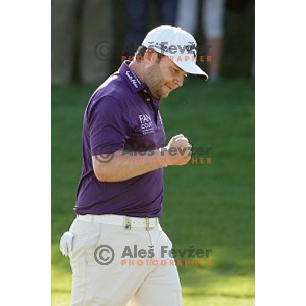 Branden Grace (RSA) winner of Commercial Bank Qatar Masters, European Tour tournament, Doha Golf Club, Qatar on January 24, 2015