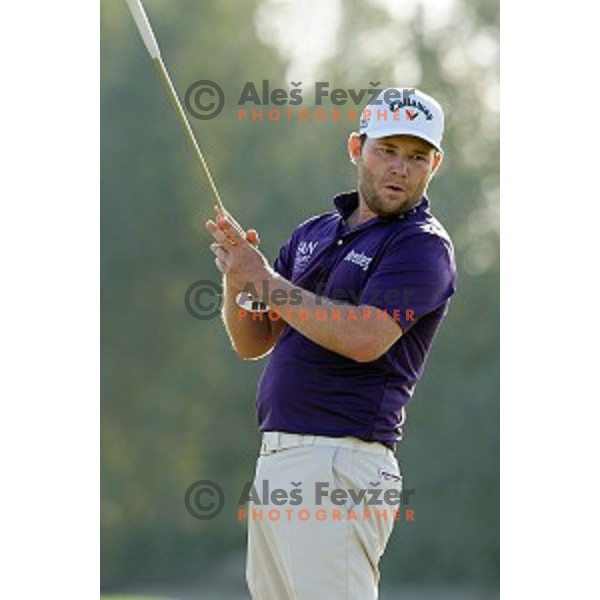 Branden Grace (RSA) winner of Commercial Bank Qatar Masters, European Tour tournament, Doha Golf Club, Qatar on January 24, 2015