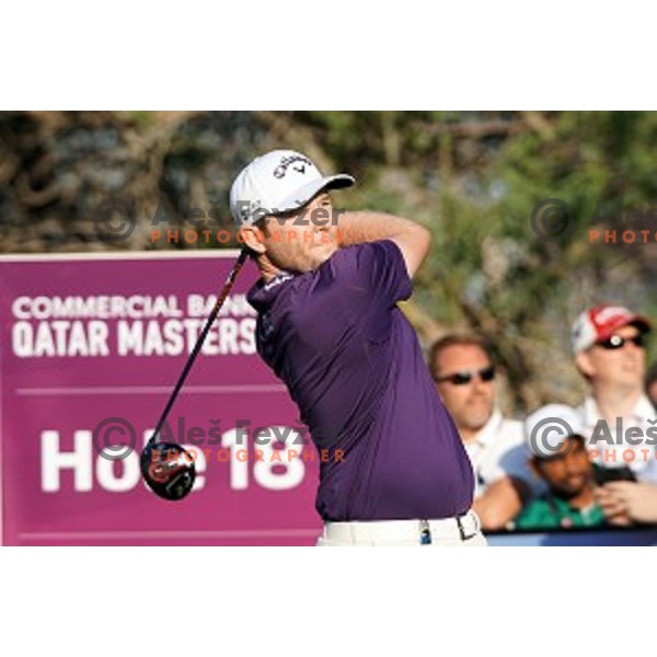 Branden Grace (RSA) winner of Commercial Bank Qatar Masters, European Tour tournament, Doha Golf Club, Qatar on January 24, 2015