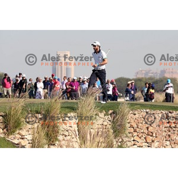 Alejandro Canizares (ESP) in action in final round of Commercial Bank Qatar Masters, European Tour tournament, Doha Golf Club, Qatar on January 24, 2015