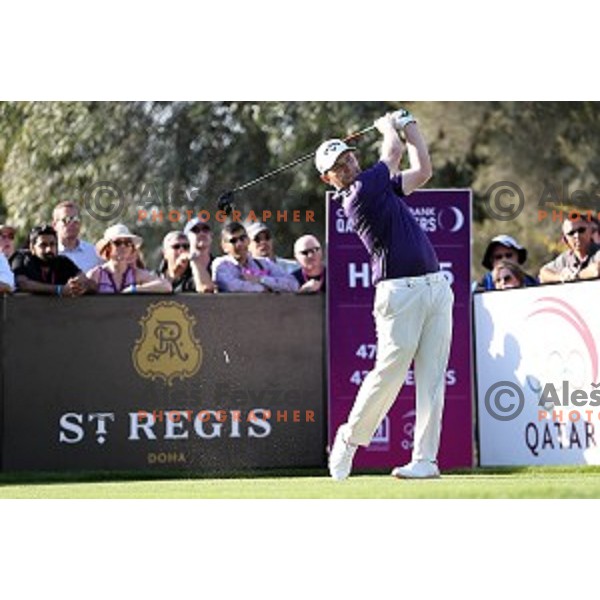 Branden Grace, winner of Commercial Bank Qatar Masters, European Tour tournament, Doha Golf Club, Qatar on January 24, 2015
