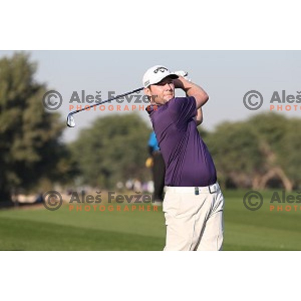 Branden Grace, winner of Commercial Bank Qatar Masters, European Tour tournament, Doha Golf Club, Qatar on January 24, 2015