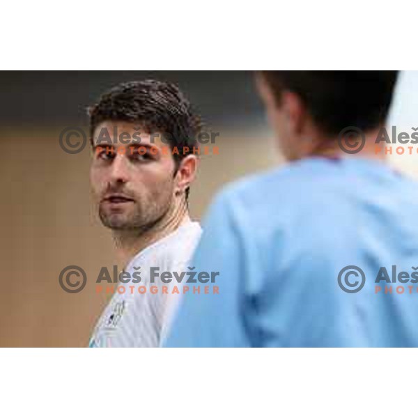 Uros Kroflic of Slovenia during friendly Futsal match between Slovenia and Iran, played in Kidricevo, Slovenia on February 10, 2015