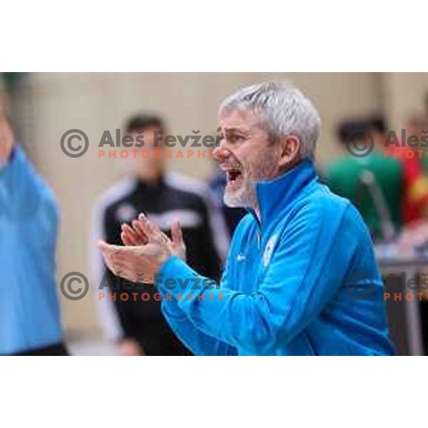 Matej Kavcic, assistant coach of Slovenia during friendly Futsal match between Slovenia and Iran, played in Kidricevo, Slovenia on February 10, 2015