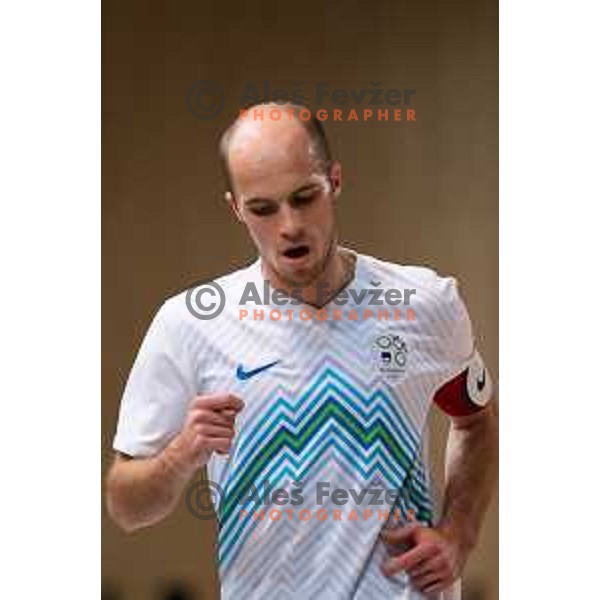 Igor Osredkar, team captain of Slovenia during friendly Futsal match between Slovenia and Iran, played in Kidricevo, Slovenia on February 10, 2015