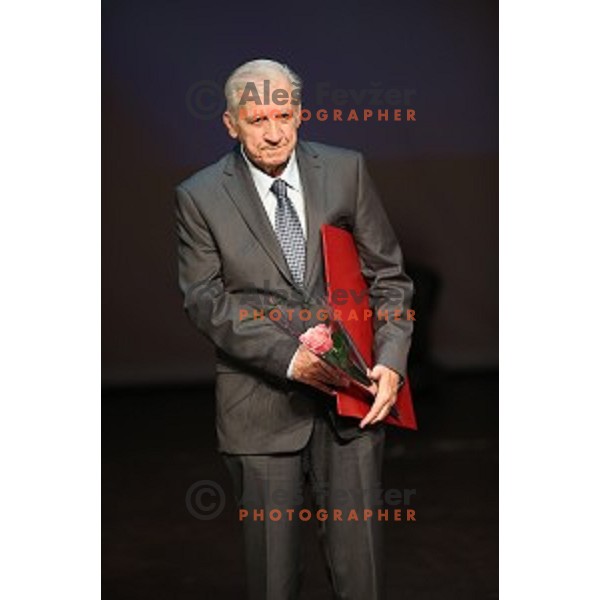 Miklavz Sever at 50. Annual Bloudek Prizes in Cankarjev dom, Ljubljana, Slovenia on February 11, 2015