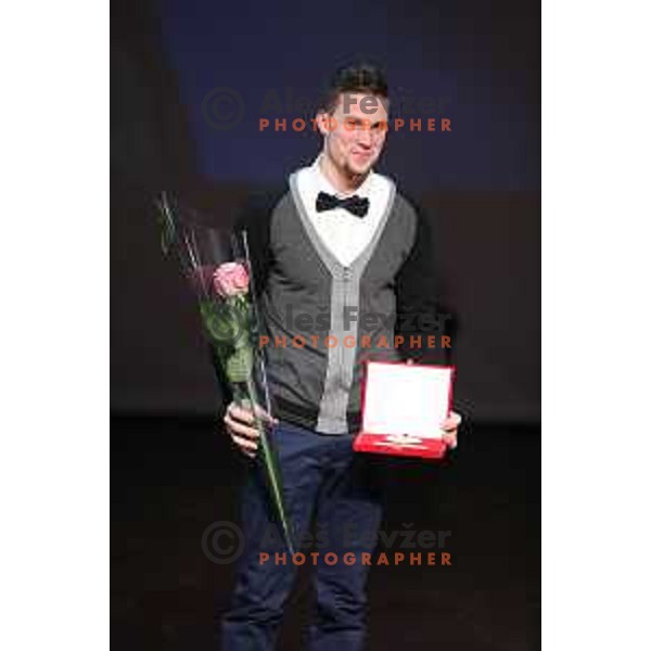 at 50. Annual Bloudek Prizes in Cankarjev dom, Ljubljana, Slovenia on February 11, 2015