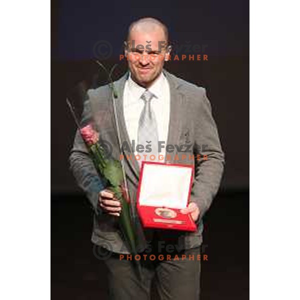 Samo Petrac at 50. Annual Bloudek Prizes in Cankarjev dom, Ljubljana, Slovenia on February 11, 2015