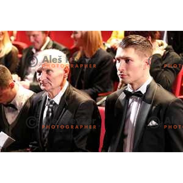 Tone Ficko and Miha Vodicar at 50. Annual Bloudek Prizes in Cankarjev dom, Ljubljana, Slovenia on February 11, 2015