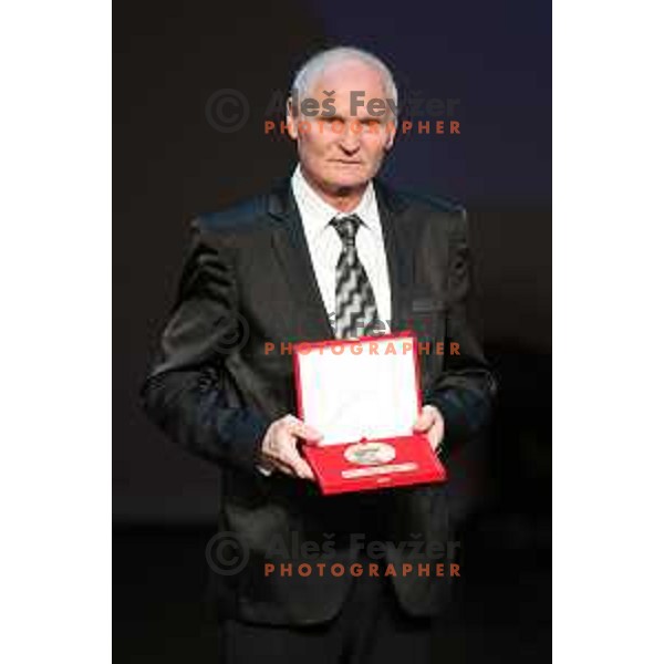 Tone Ficko at 50. Annual Bloudek Prizes in Cankarjev dom, Ljubljana, Slovenia on February 11, 2015