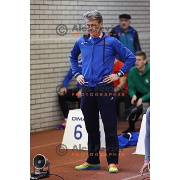 Albert Soba at Slovenian National Athletics Indoor Championship in Ljubljana on February 14,2015