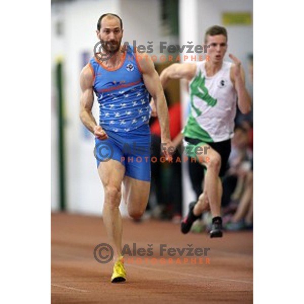 Jan Zumer at Slovenian National Athletics Indoor Championship in Ljubljana on February 14,2015