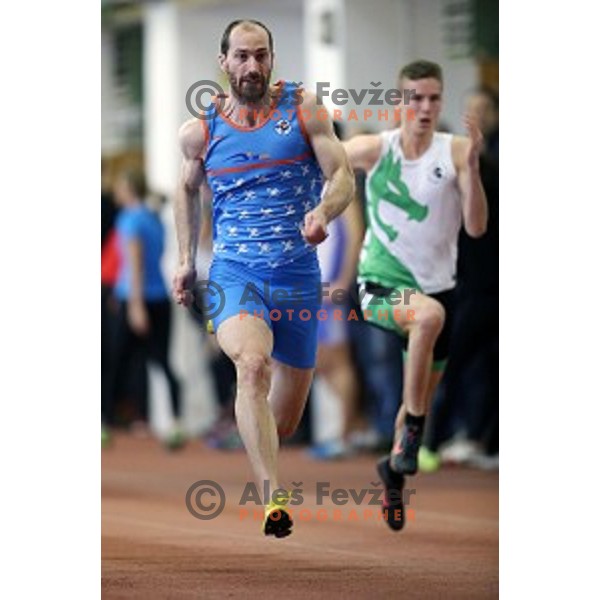 Jan Zumer at Slovenian National Athletics Indoor Championship in Ljubljana on February 14,2015