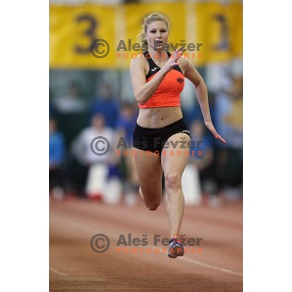Maja Mihalinec at Slovenian National Athletics Indoor Championship in Ljubljana on February 14,2015