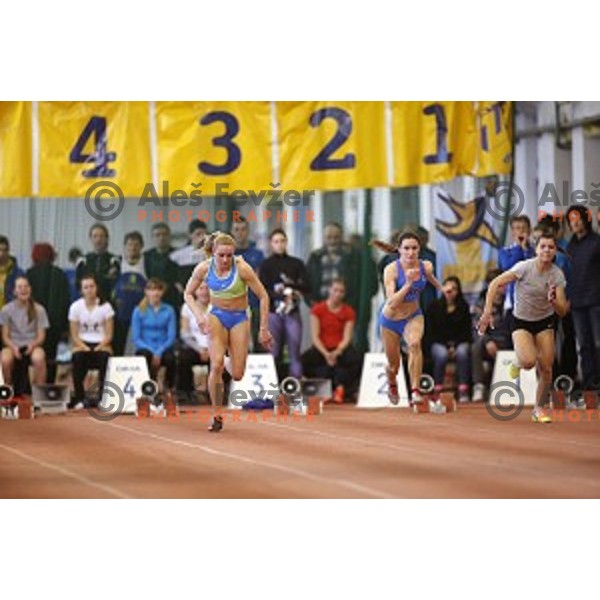 Sabina Veit at Slovenian National Athletics Indoor Championship in Ljubljana on February 14,2015
