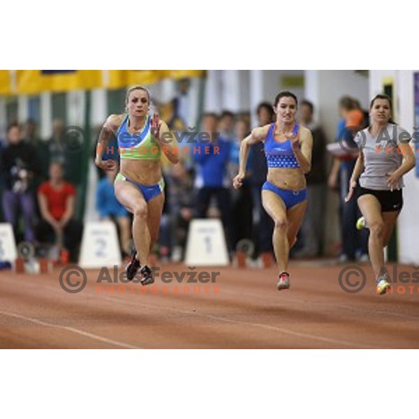 Sabina Veit at Slovenian National Athletics Indoor Championship in Ljubljana on February 14,2015