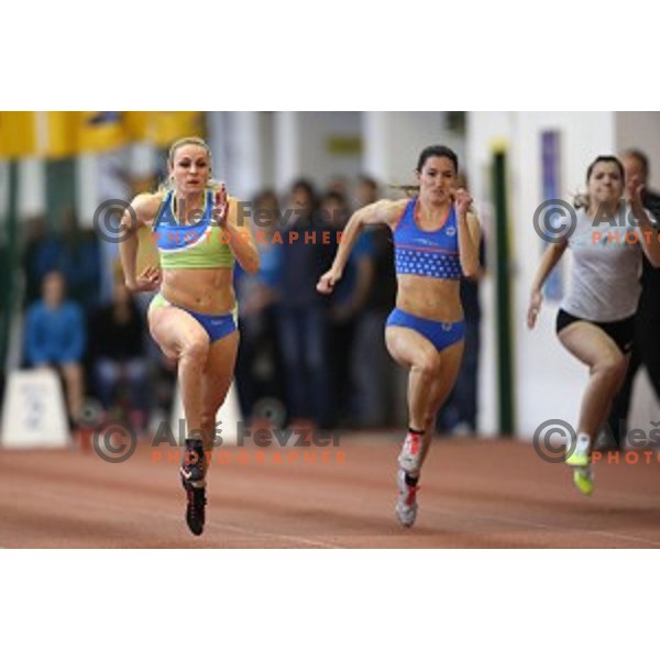 Sabina Veit at Slovenian National Athletics Indoor Championship in Ljubljana on February 14,2015