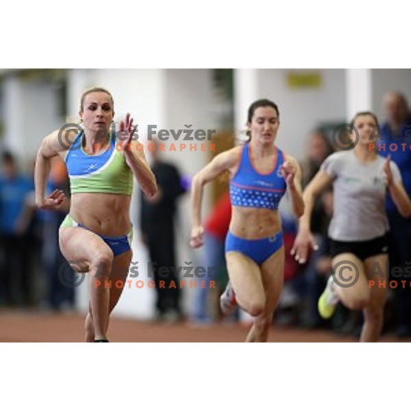 Sabina Veit at Slovenian National Athletics Indoor Championship in Ljubljana on February 14,2015
