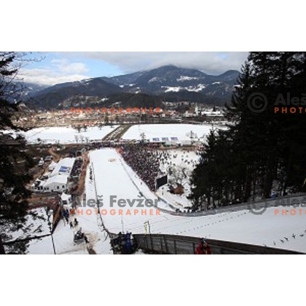 of Slovenia at FIS Ski jumping World Cup in Ljubno, Slovenia on February 14, 2015