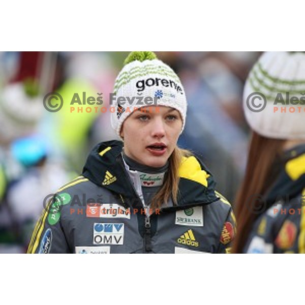at FIS Ski jumping World Cup in Ljubno, Slovenia on February 14, 2015