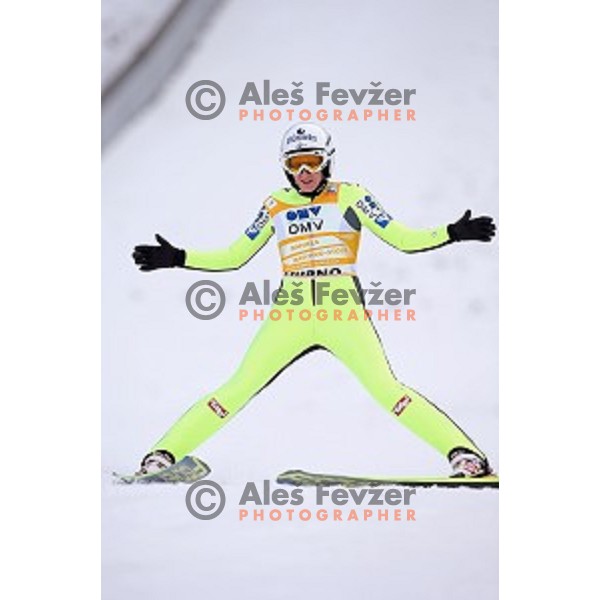 Daniela Iraschko-Stolz (AUT) at FIS Ski jumping World Cup in Ljubno, Slovenia on February 14, 2015