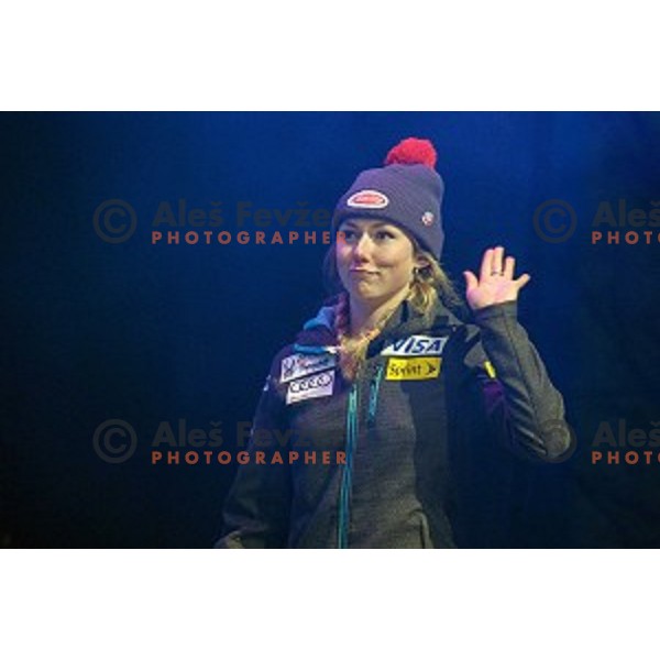 Mihaela Schiffrin during giant slalom start number draw, 51st Golden Fox, Maribor, 20.2.2015