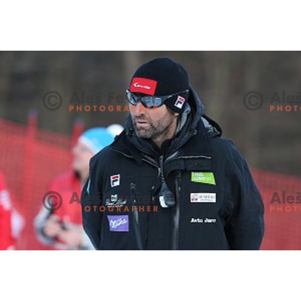 Course inspection at 51. Golden Fox. Zlata Lisica FIS World Cup Giant Slalom , Maribor, Slovenia on February 21, 2015