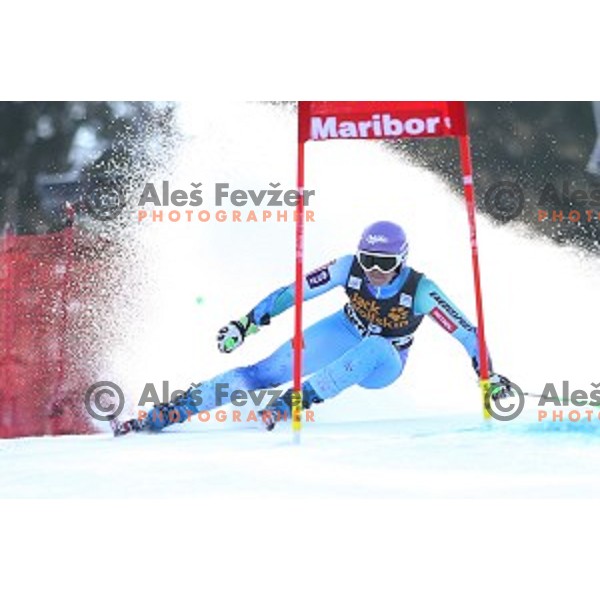 Tina Maze (SLO) during first run of 51. Golden Fox- Zlata Lisica FIS World Cup Giant Slalom in Maribor, Slovenia on February 21, 2015