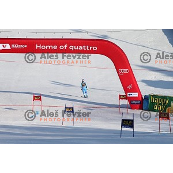 Tina Maze (SLO) during first run of 51. Golden Fox- Zlata Lisica FIS World Cup Giant Slalom in Maribor, Slovenia on February 21, 2015