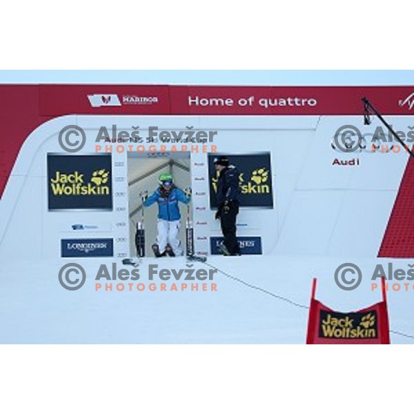 Course inspection at 51. Golden Fox. Zlata Lisica FIS World Cup Giant Slalom , Maribor, Slovenia on February 21, 2015