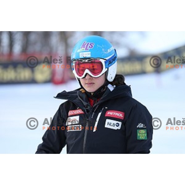 Course inspection at 51. Golden Fox. Zlata Lisica FIS World Cup Giant Slalom , Maribor, Slovenia on February 21, 2015