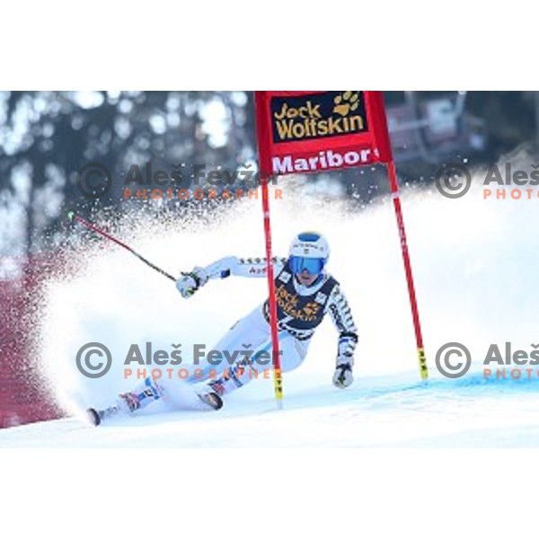 Jessica Lindell Vikarby (SWE) in first run of 51. Golden Fox- Zlata Lisica FIS World Cup Giant Slalom in Maribor, Slovenia on February 21, 2015
