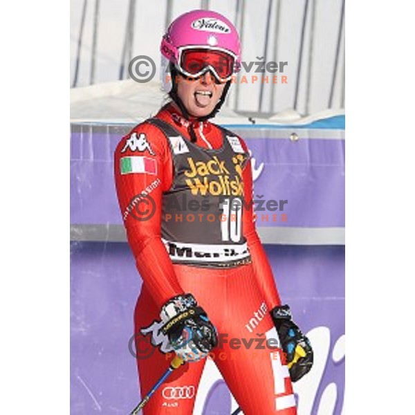 Nadia Fanchini (ITA) at 51. Golden Fox- Zlata Lisica FIS World Cup Giant Slalom in Maribor, Slovenia on February 21, 2015
