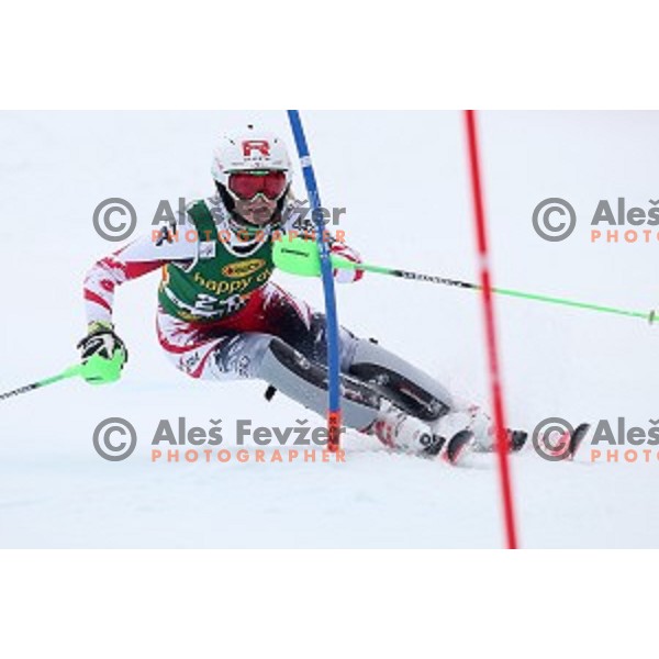 first run of 51. Golden Fox- Zlata Lisica FIS World Cup Slalom in Maribor, Slovenia on February 22, 2015